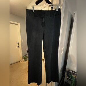 Women's Boot Cut Jeans - Dark Blue